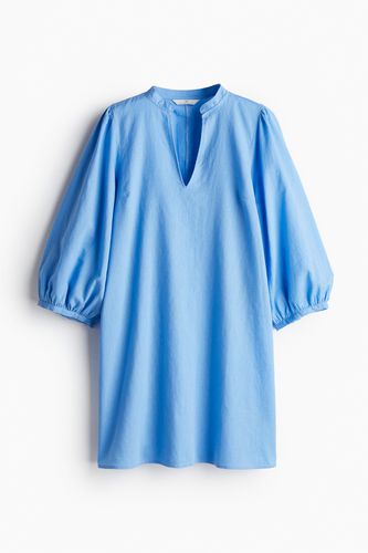 Kleid aus Leinenmix Blau, Party kleider in Größe S. Farbe: - H&M - Modalova