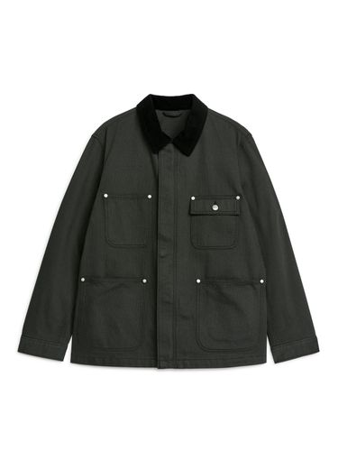 Overshirt aus Baumwolle Schwarz, Jacken in Größe 52. Farbe: - Arket - Modalova