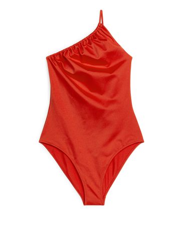 One-Shoulder-Badeanzug Rot, Badeanzüge in Größe 44. Farbe: - Arket - Modalova