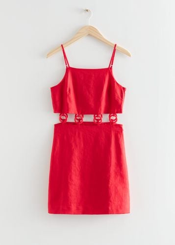 Figurbetontes Minikleid Rot, Alltagskleider in Größe 44. Farbe: - & Other Stories - Modalova