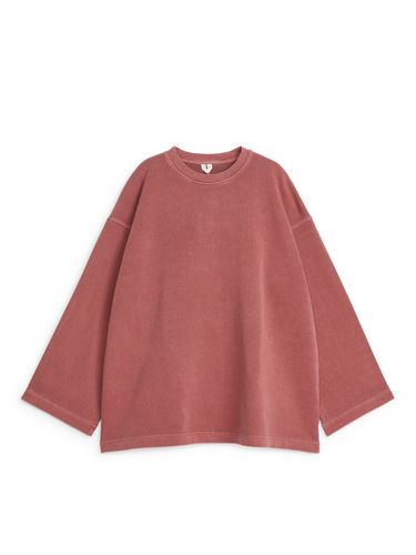 Lockeres Sweatshirt aus Frottee Rotbraun, Tops in Größe M. Farbe: - Arket - Modalova