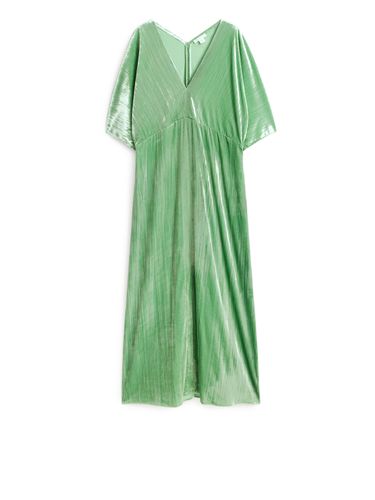 Samtkleid Grün, Alltagskleider in Größe 34. Farbe: - Arket - Modalova