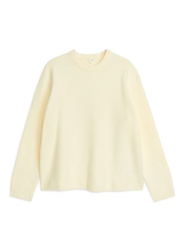 Pullover aus Baumwollmix Cremeweiß in Größe XL. Farbe: - Arket - Modalova