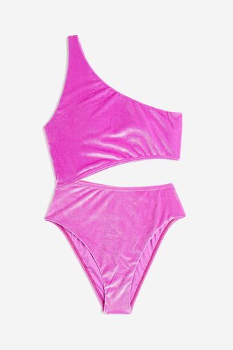 Velour-einteiler Mit Cut-out-design Violett, Badeanzüge in Größe XS. Farbe: - Speedo - Modalova