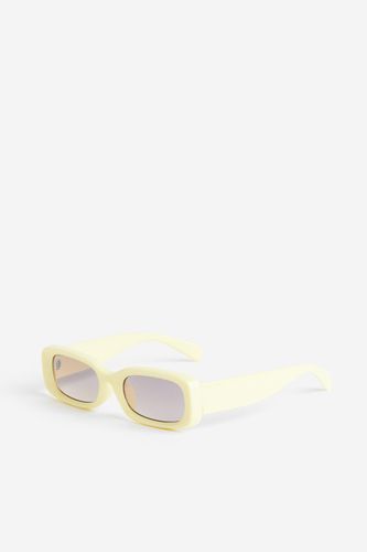 Rechteckige Sonnenbrille Hellgelb, Sonnenbrillen in Größe Onesize. Farbe: - H&M - Modalova