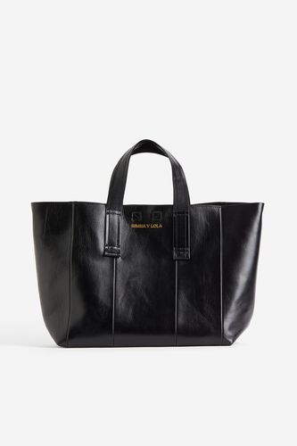 Leather Shopper Bag Schwarz, Tote bags in Größe Onesize. Farbe: - Bimba Y Lola - Modalova