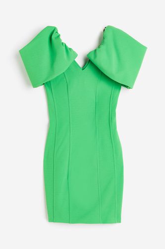 Bodycon-Kleid mit V-Ausschnitt Grün, Party kleider in Größe L. Farbe: - H&M - Modalova
