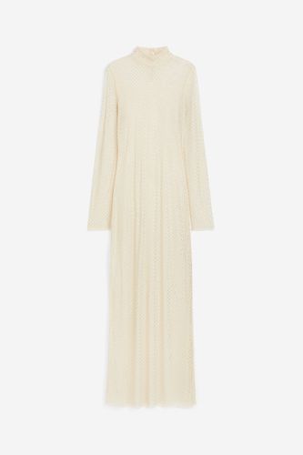 Kleid mit Strassverzierung Hellbeige, Party kleider in Größe XL. Farbe: - H&M - Modalova