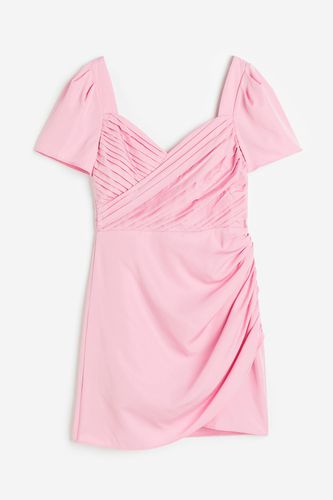 Kleid mit Puffärmeln Hellrosa, Alltagskleider in Größe 36. Farbe: - H&M - Modalova