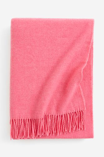 Plaid aus Wollmischung Rosa, Decken in Größe 130x170 cm. Farbe: - H&m Home - Modalova