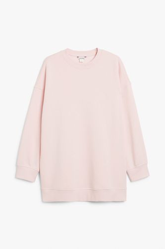 Oversize-Pullover mit Rundhalsausschnitt Hellrosa, Sweatshirts in Größe M. Farbe: - Monki - Modalova