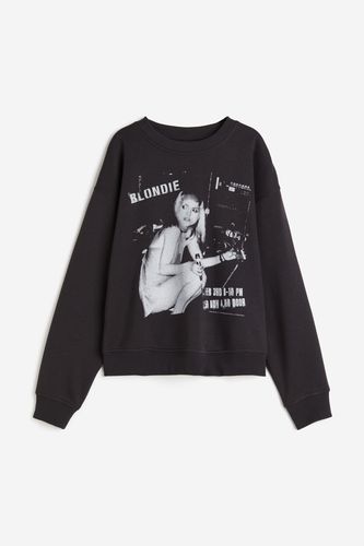 Sweatshirt mit Print Schwarz/Blondie, Sweatshirts in Größe S. Farbe: - H&M - Modalova