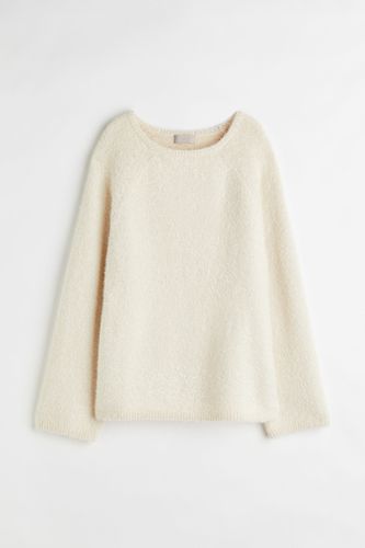 Flauschiger Oversized-Pullover Cremefarben in Größe S. Farbe: - H&M - Modalova