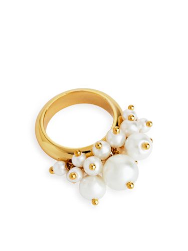 Vergoldeter Perlenring , Ringe in Größe M - Arket - Modalova