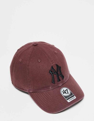 NY Yankees - Cappellino slavato con logo - 47 Brand - Modalova