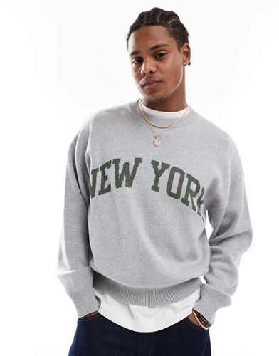 Cotton On - Maglione con grafica "New York" - Cotton:On - Modalova