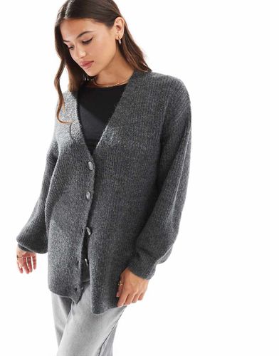 Cotton On - Cardigan oversize antracite mélange - Cotton:On - Modalova