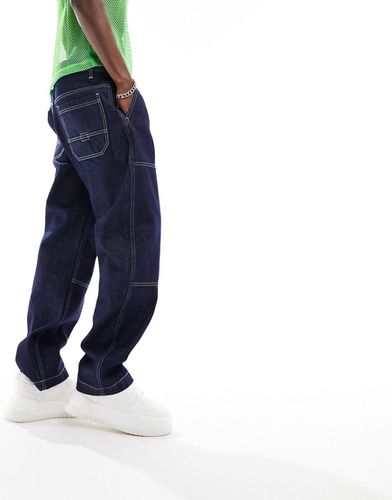 Cotton On - Workwear - Jeans comodi indaco lavaggio risciacquato - Cotton:On - Modalova