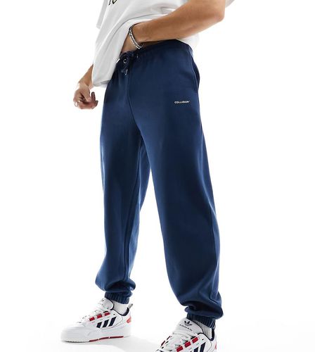 Joggers navy con logo - Collusion - Modalova