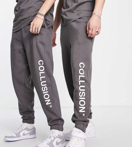 Joggers unisex con logo scuro - Collusion - Modalova