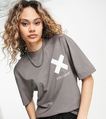 Unisex - T-shirt con logo scuro - Collusion - Modalova