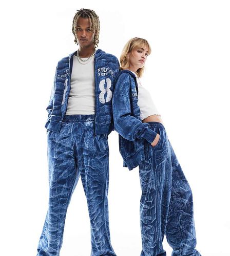 Unisex - Joggers skater comodi lavaggio in coordinato - Collusion - Modalova