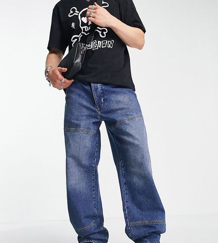 X014 - Dad jeans extra larghi multitasche in stile anni '90 - Collusion - Modalova