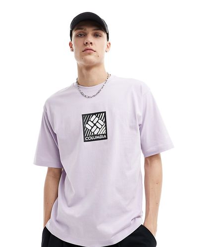 Reventure - T-shirt lilla con riquadro del logo - Columbia - Modalova