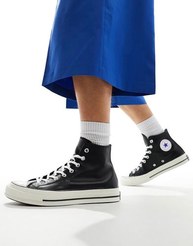 Chuck 70 Hi - Sneakers in pelle nere - Converse - Modalova