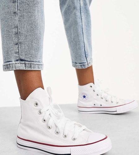 Chuck Taylor All Star - Sneakers unisex alte bianche a pianta larga - Converse - Modalova