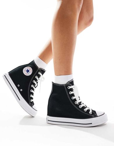 Chuck Taylor All Star Wedge - Sneakers nere con zeppa - Converse - Modalova