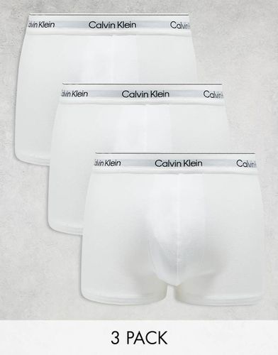 Modern Cotton - Confezione da 3 boxer aderenti bianchi - Calvin Klein - Modalova