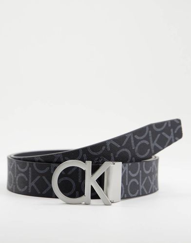 Cintura nera con monogrammi - Calvin Klein - Modalova