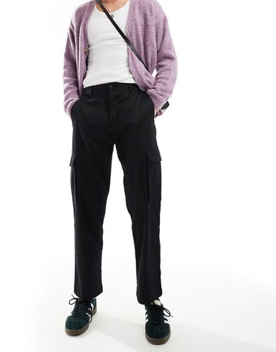 Jeans - Pantaloni cargo comodi dritti neri - Calvin Klein - Modalova
