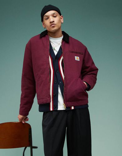 OG Detroit - Giacca bordeaux con zip - Carhartt WIP - Modalova