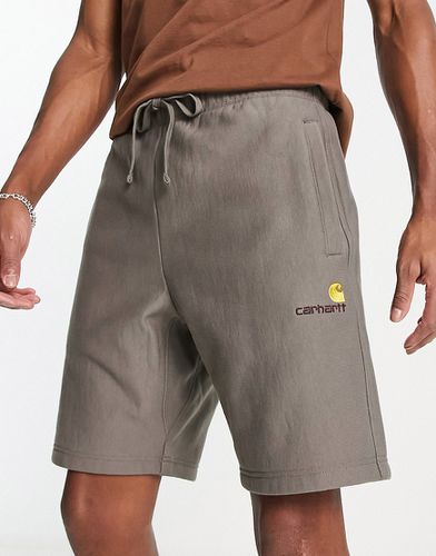 American - Pantaloncini della tuta marroni con scritta - Carhartt WIP - Modalova