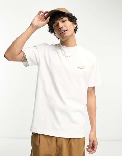 American - T-shirt sporco con scritta - Carhartt WIP - Modalova