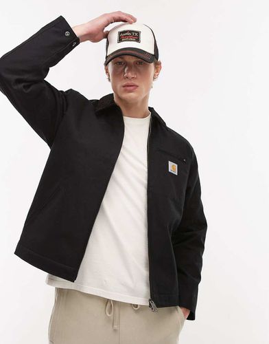 Detroit - Giacca nera con zip - Carhartt WIP - Modalova