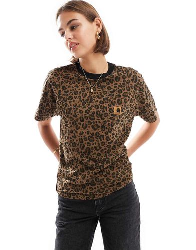 Leo - T-shirt con tasca leopardata - Carhartt WIP - Modalova