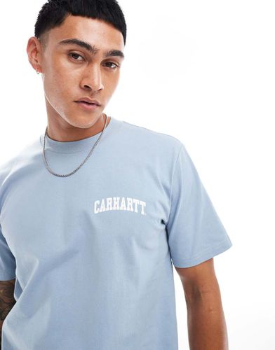 T-shirt con logo con scritta stile college chiaro - Carhartt WIP - Modalova