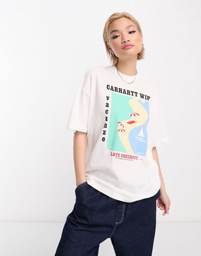 Vacanze - T-shirt boyfriend bianca - Carhartt WIP - Modalova