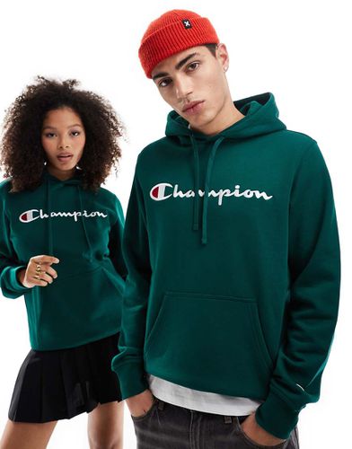 Legacy - Felpa unisex con cappuccio e logo al centro - Champion - Modalova