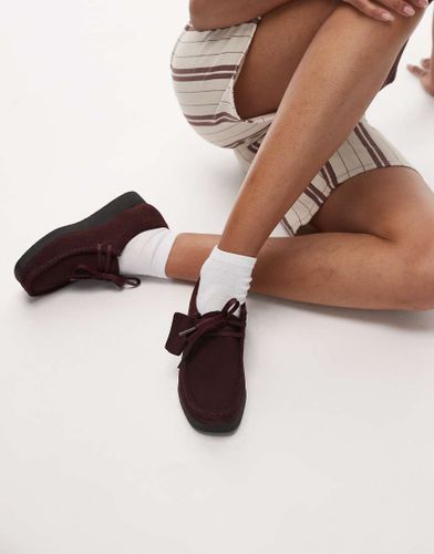 Wallabee EVOsh - Chaussures en daim - Merlot - Clarks - Modalova