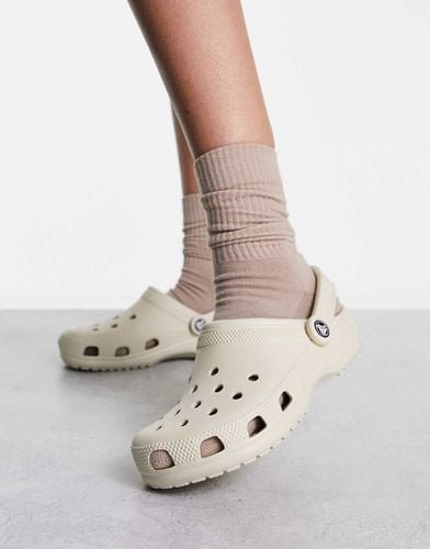 Zoccoli classici color osso - Crocs - Modalova