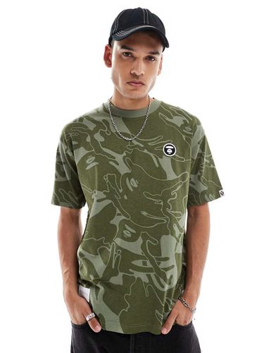 Aape By A Bathing Ape - T-shirt a maniche corte mimetica - AAPE BY A BATHING APE® - Modalova