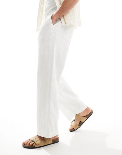 Pantaloni bianchi ampi e leggeri - Abercrombie & Fitch - Modalova