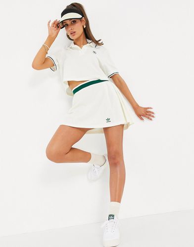 Tennis Luxe - Gonne a pieghe sporco con logo - adidas Originals - Modalova