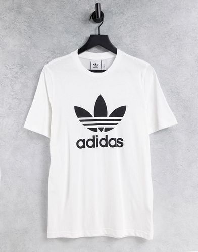 Adicolor - T-shirt con logo grande bianca - adidas Originals - Modalova