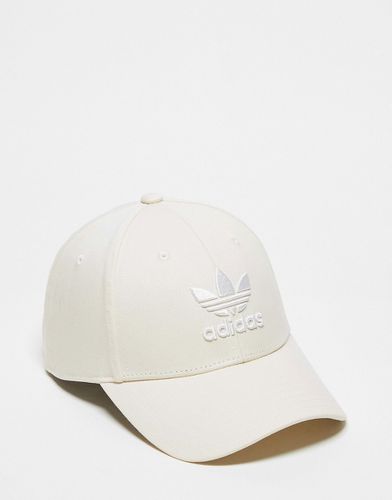 Cappellino color crema con logo a trifoglio - adidas Originals - Modalova