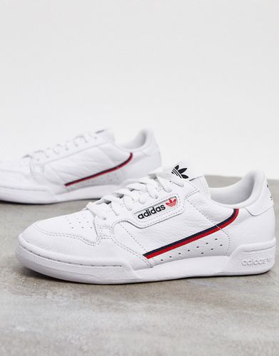 Continental 80 - Sneakers bianche e rosse - adidas Originals - Modalova